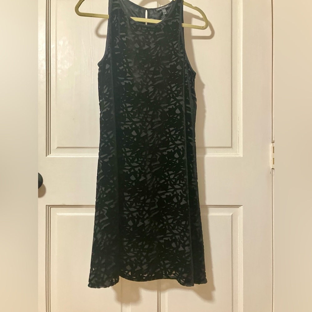 Eileen fisher silk velvet dress sz S